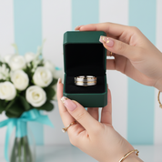 Beveled Edge 8mm Tungsten Men's Wedding Band - Evani Naomi Jewelry
