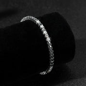 Black & Clear Diamond Tennis Bracelet-Evani Naomi Jewelry