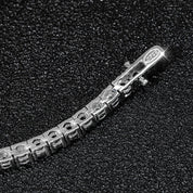 Black & Clear Diamond Tennis Bracelet-Evani Naomi Jewelry