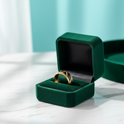 Black & Gold Tungsten Men's Wedding Band - Evani Naomi Jewelry