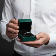 Black Tungsten Diamond Option Eternity Wedding Band