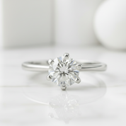 Brilliant 1.00 ct Diamond Engagement Ring-Evani Jewelry