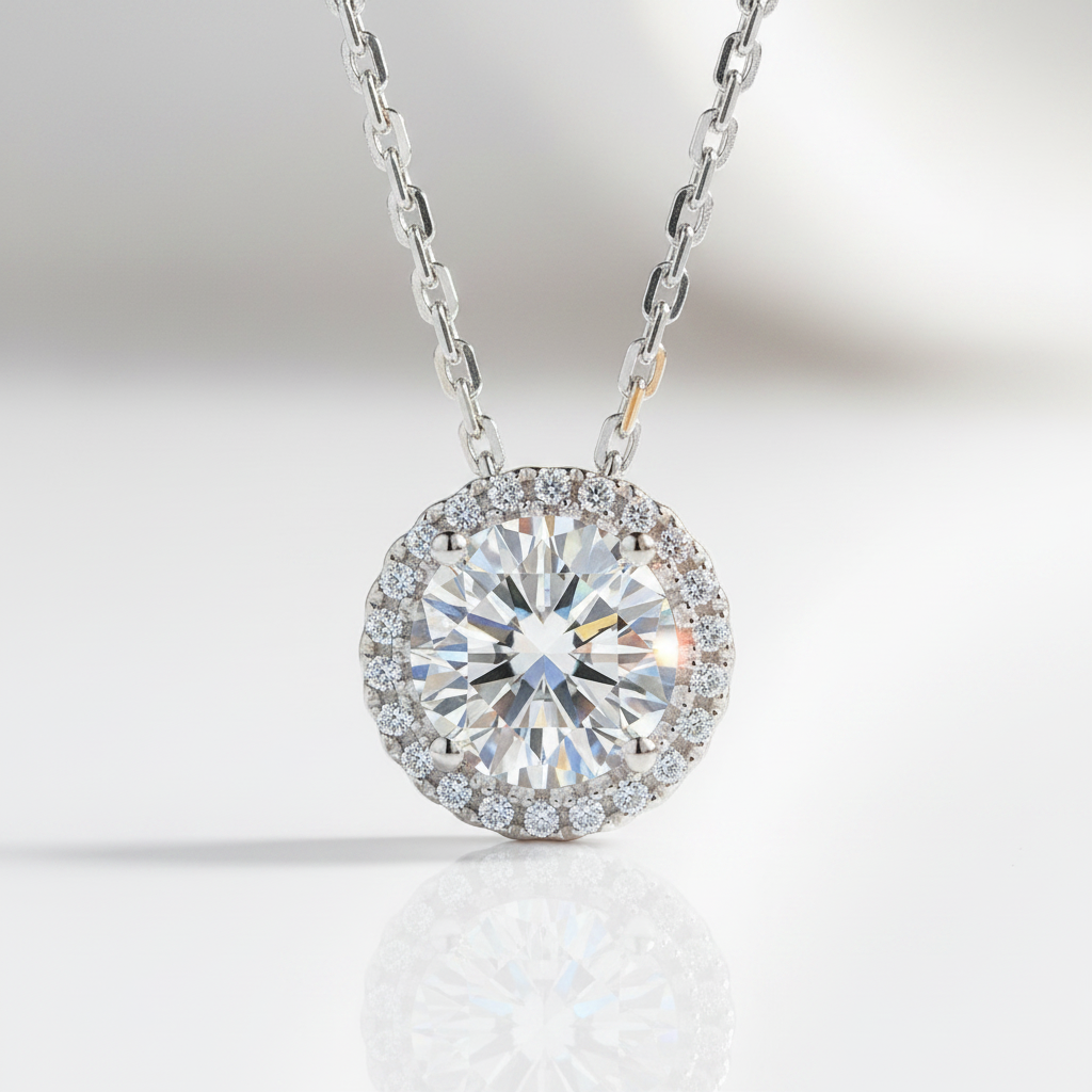 Brilliant Round-cut Diamond Option Jewelry Set