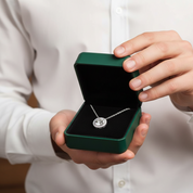 Brilliant Round-cut Diamond Option Jewelry Set