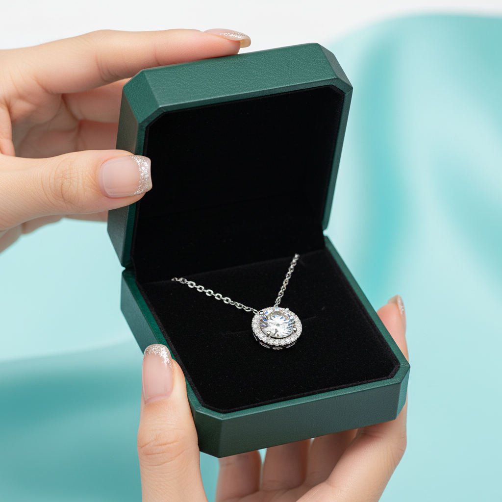 Brilliant Round-cut Diamond Option Jewelry Set