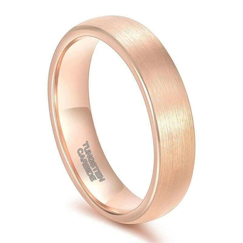 Brushed Unisex Tungsten Wedding Band-Evani Naomi Jewelry