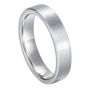 Brushed Unisex Tungsten Wedding Band-Evani Naomi Jewelry