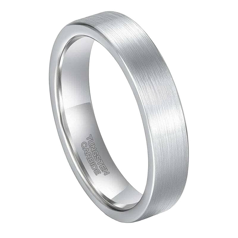 Brushed Unisex Tungsten Wedding Band-Evani Naomi Jewelry