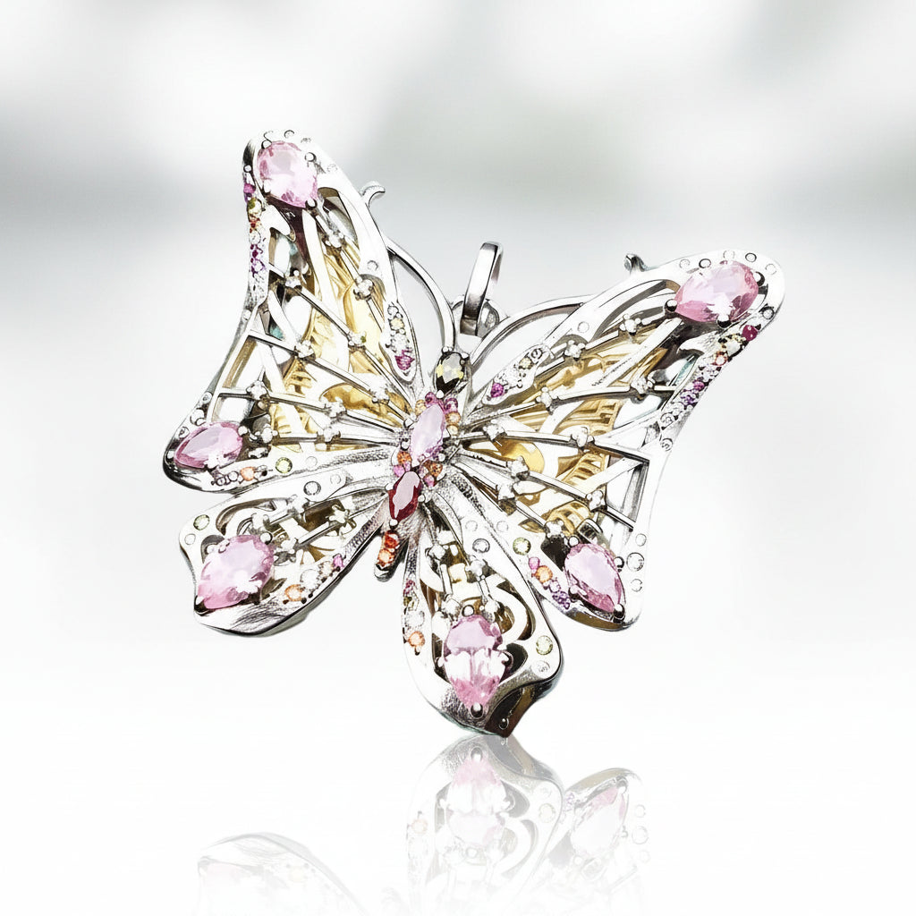 Butterfly Wealth of Nature Bomehian Pendant-Evani Jewelry