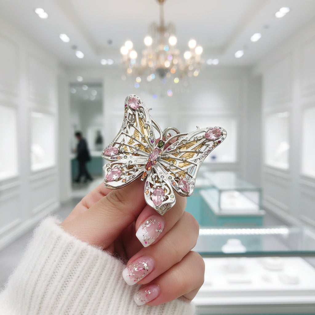 Butterfly Wealth of Nature Bomehian Pendant-Evani Jewelry