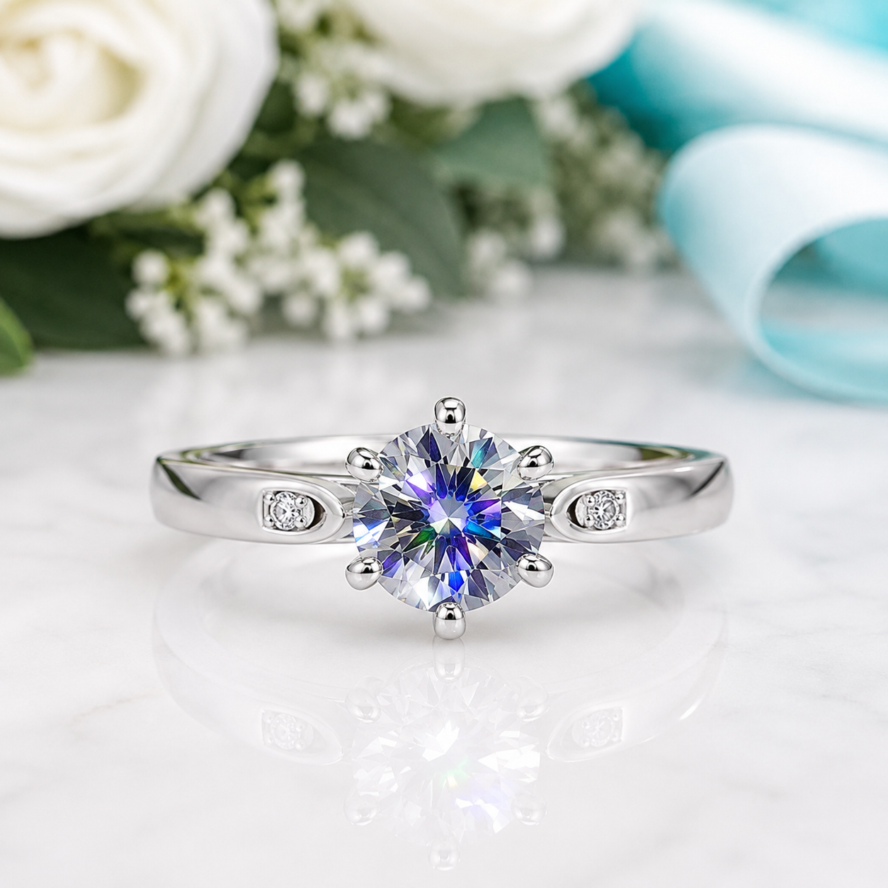 1.0 Ct Round Diamond OptionEngagement Ring