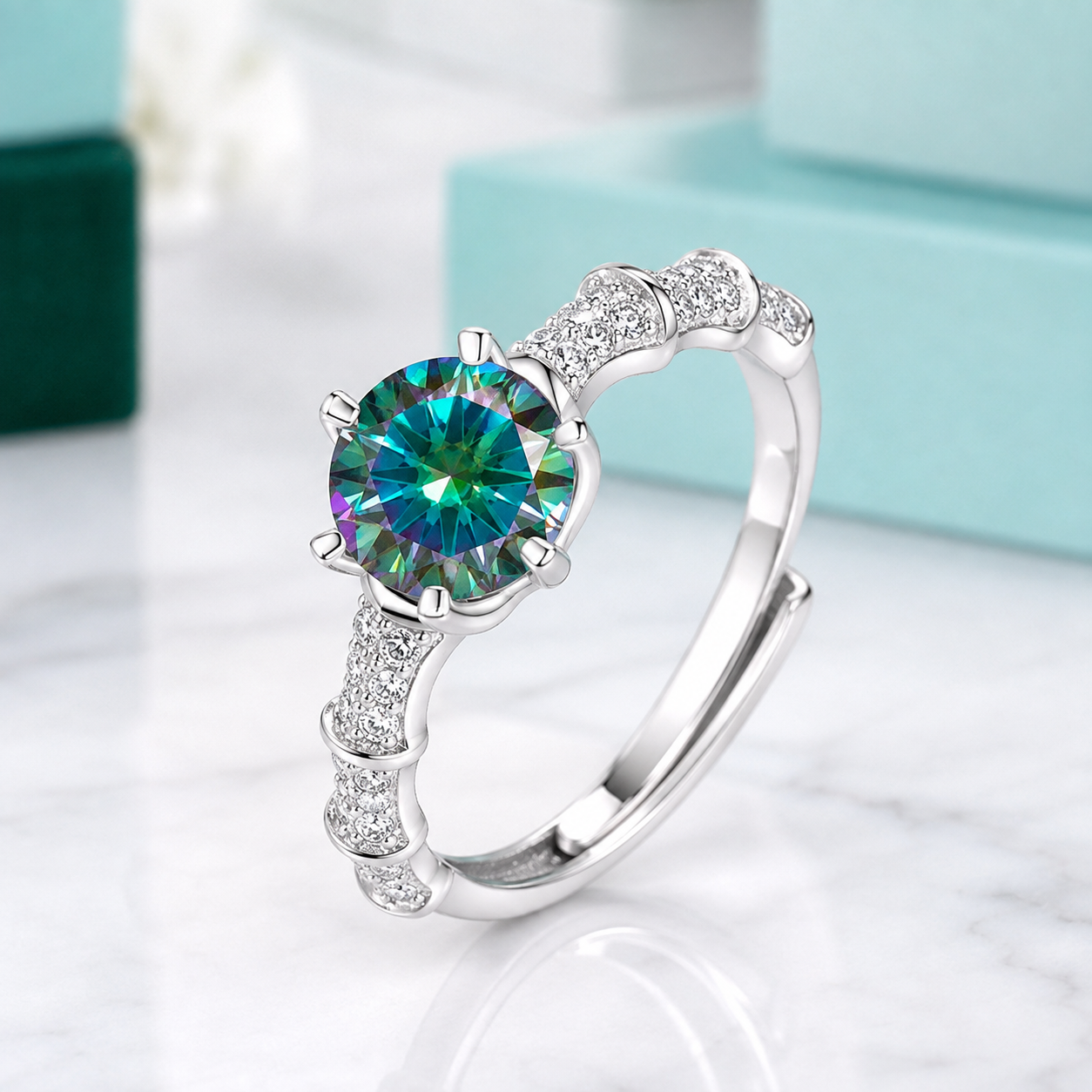 1.0 Ct Round Diamond OptionEngagement Ring