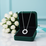 Circular 1.2 ct Diamond Option Pendant Necklace