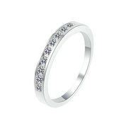 Classic 0.27 ct Round-cut Diamonds Wedding Band-Evani Naomi Jewelry