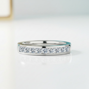 Classic 0.27 ct Round-cut Diamonds Wedding Band - Evani Naomi Jewelry