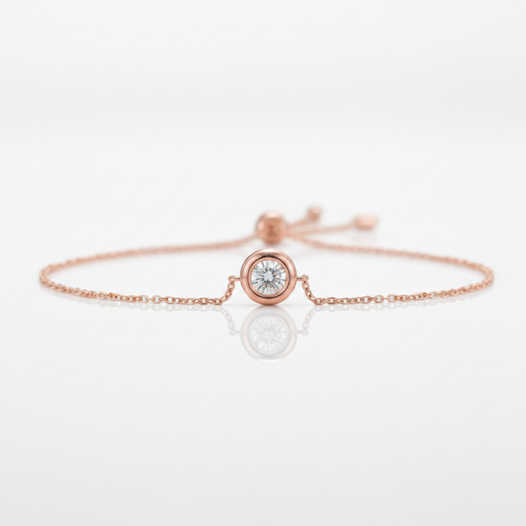 Classic 0.5 Ct Diamond Option Adjustable Bracelet