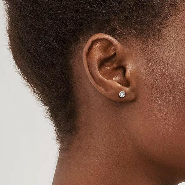 Classic 0.5 Ct Diamond Detachable Flower Stud Earrings-Evani Naomi Jewelry