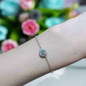 Classic 0.5 Ct Round Diamond Adjustable Bracelet-Evani Naomi Jewelry