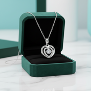 Classic 0.5 ct Diamond OptionHeart Shaped Necklace - Evani Naomi Jewelry