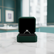 Classic 1.0 Carat Round Cut Diamond Option Engagement Ring