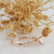 Classic 1.0 Ct Round Cut Diamond Engagement Ring-Evani Naomi Jewelry