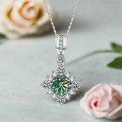 Classic 1.0 Ct Round Cut Diamond Pendant Necklace-Evani Naomi Jewelry