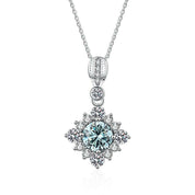 Classic 1.0 Ct Round Cut Diamond Pendant Necklace-Evani Naomi Jewelry