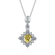Classic 1.0 Ct Round Cut Diamond Pendant Necklace-Evani Naomi Jewelry