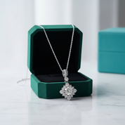 Classic 1.0 Ct Round Cut Diamond Option Pendant Necklace