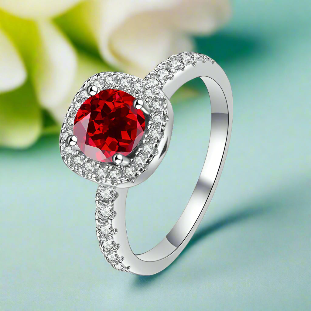 Classic 1.0 Ct Round Diamond Engagement Ring-Evani Naomi Jewelry