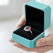 Classic 1.0 Ct Ruby Birthstone Round Cut Engagement Ring-Evani Jewelry