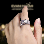 Classic 1.0 Ct. Round Cut Diamond Men's Wedding Band-Evani Naomi Jewelry