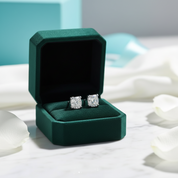 Classic 1.0 ct Diamond Option Ox Stud Earrings - Evani Naomi Jewelry