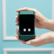 Classic 1.0 ct Diamond Option Ox Stud Earrings - Evani Naomi Jewelry