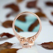 Classic 1.2 Ct Round Cut 14K Rose Gold Engagement Ring-Evani Naomi Jewelry