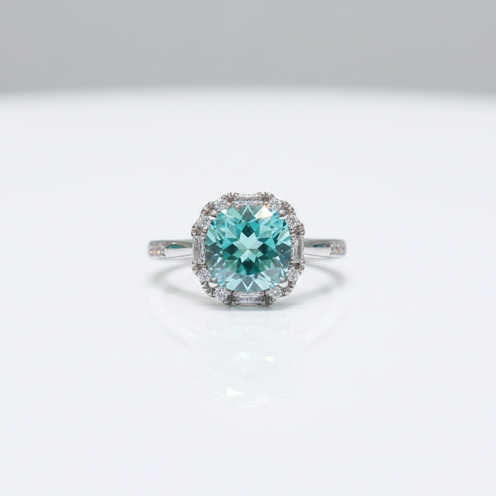Classic 2.0 Ct Round Cut Diamond Option Engagement Ring - Evani Naomi Jewelry