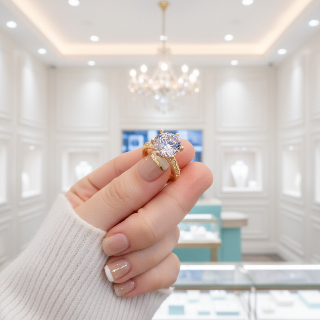 Classic 2.0 Ct Round Cut Diamond Engagement Ring-Evani Jewelry