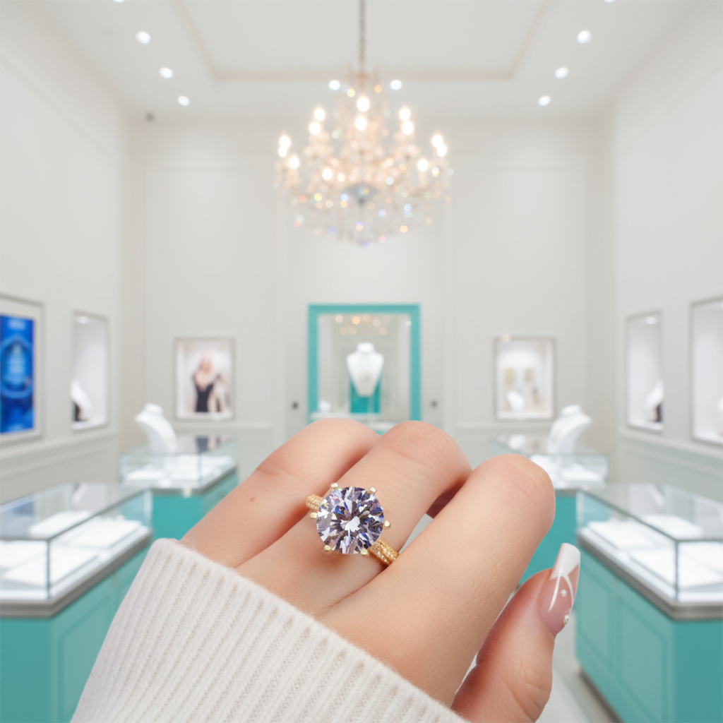 Classic 2.0 Ct Round Cut Diamond Engagement Ring-Evani Jewelry
