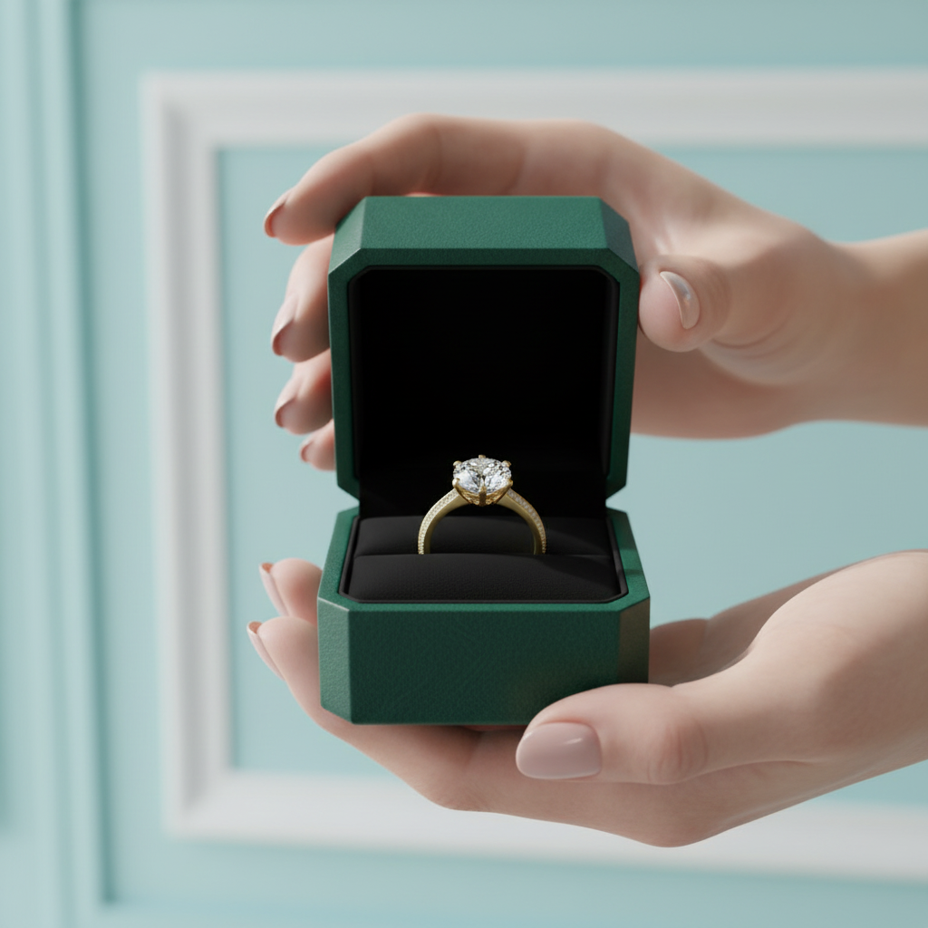 Classic 2.0 Ct Round Cut Diamond Option Engagement Ring