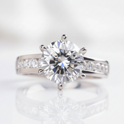 Classic 2.0 Ct Round Diamond Option Engagement Ring - Evani Naomi Jewelry