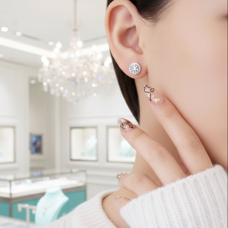 Classic 2.0 Ct Round Diamond Stud Earrings-Evani Jewelry