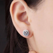 Classic 2.0 Ct Round Diamond Stud Earrings-Evani Naomi Jewelry