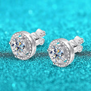 Classic 2.0 Ct Round Diamond Stud Earrings-Evani Naomi Jewelry