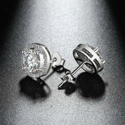 Classic 2.0 Ct Round Diamond Stud Earrings-Evani Naomi Jewelry