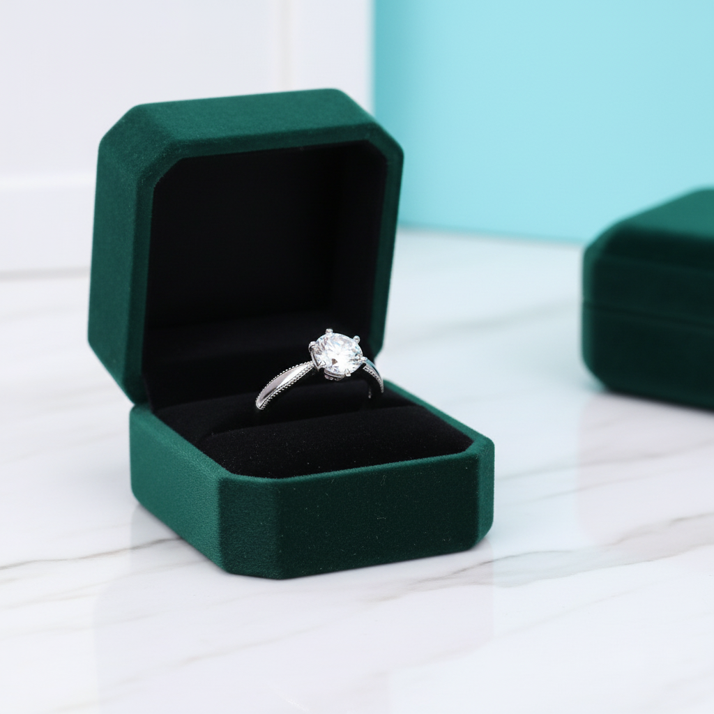 Classic 2.0 Ct Single Row Diamond OptionRing - Evani Naomi Jewelry