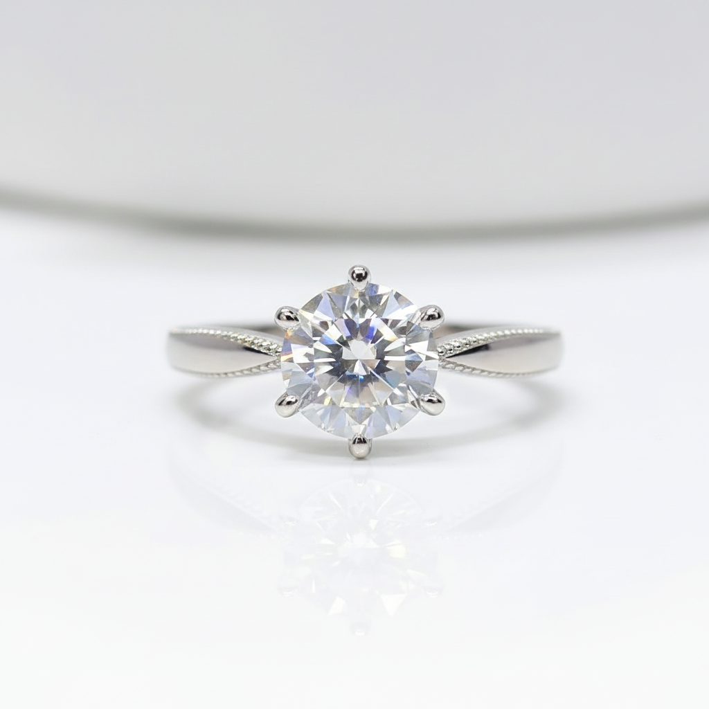 Classic 2.0 Ct Single Row Diamond Option Ring - Evani Naomi Jewelry