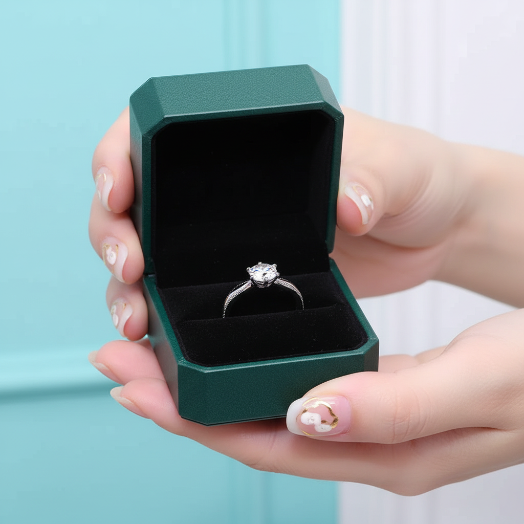 Classic 2.0 Ct Single Row Diamond OptionRing - Evani Naomi Jewelry