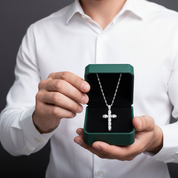 Classic 2.1ct Diamond Option Cross Pendant Necklace
