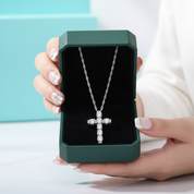 Classic 2.1ct Diamond Option Cross Pendant Necklace