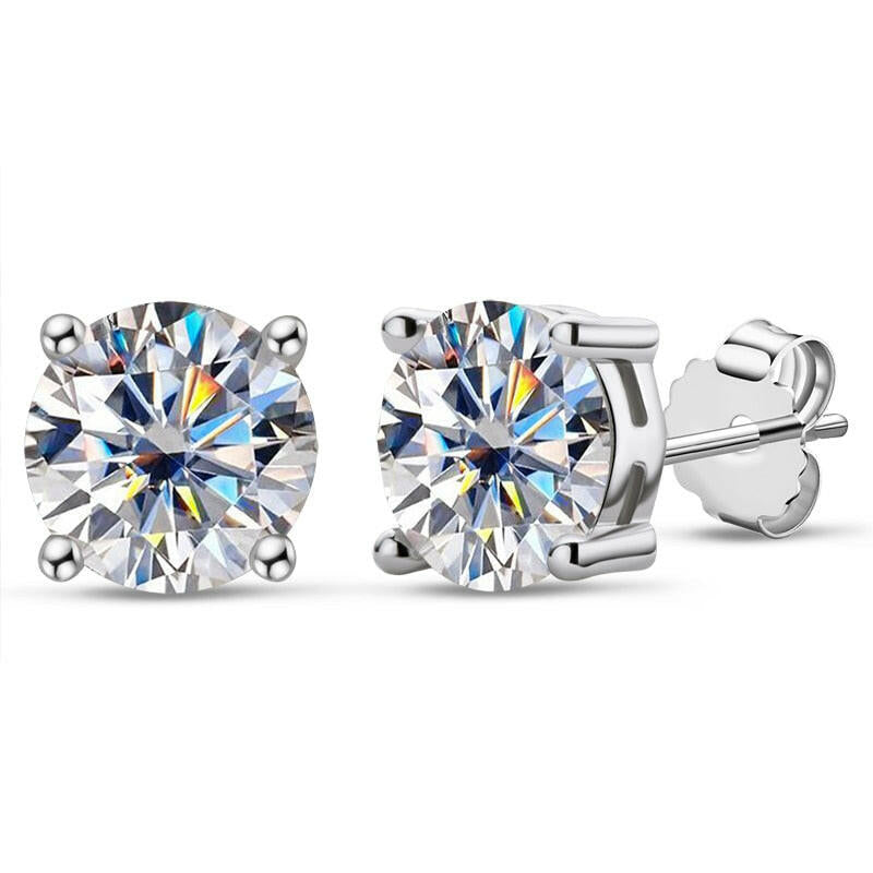Classic 2ct Diamond Stud Earrings-Evani Naomi Jewelry